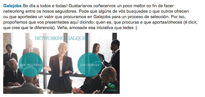 networking de galejobs en linkedin